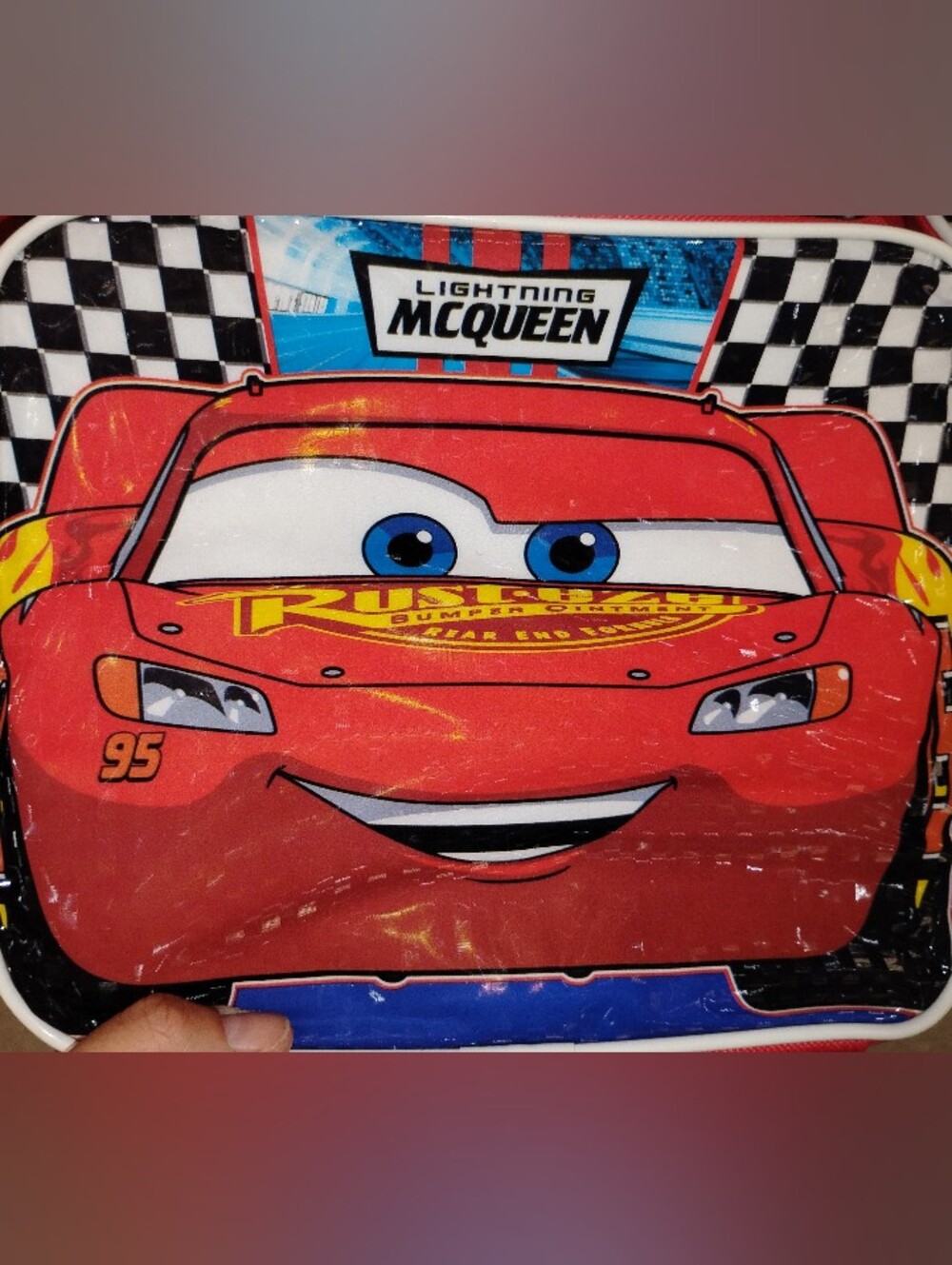 Lightning McQueen Red Character Lunch Bag - Disney Cars
